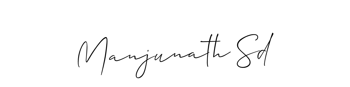 Make a beautiful signature design for name Manjunath Sd. Use this online signature maker to create a handwritten signature for free. Manjunath Sd signature style 2 images and pictures png