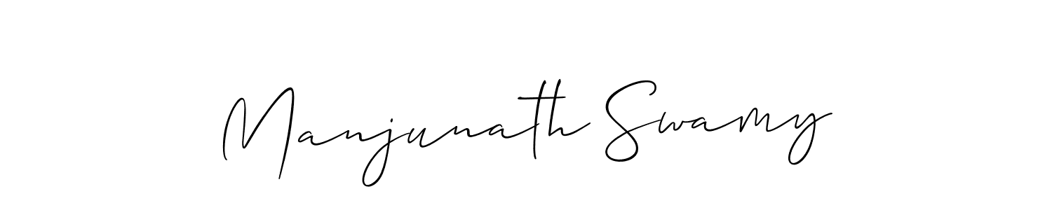 The best way (Allison_Script) to make a short signature is to pick only two or three words in your name. The name Manjunath Swamy include a total of six letters. For converting this name. Manjunath Swamy signature style 2 images and pictures png