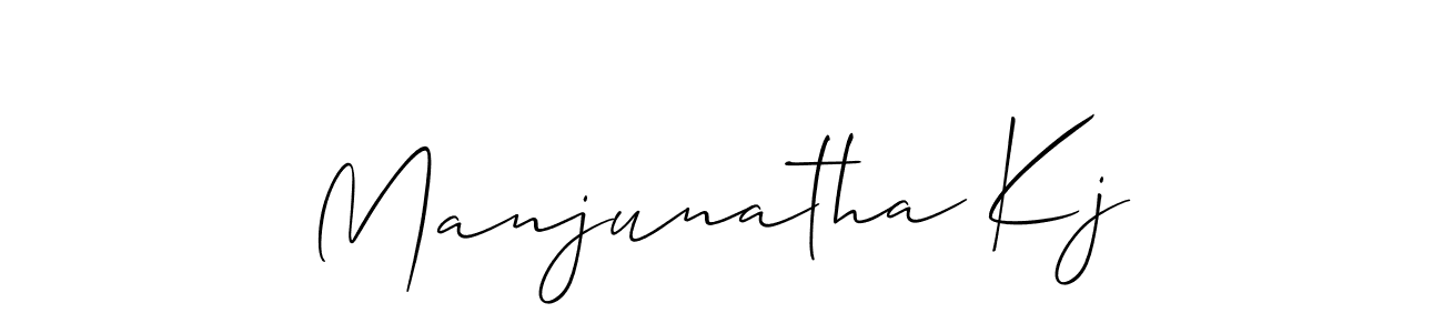 if you are searching for the best signature style for your name Manjunatha Kj. so please give up your signature search. here we have designed multiple signature styles  using Allison_Script. Manjunatha Kj signature style 2 images and pictures png
