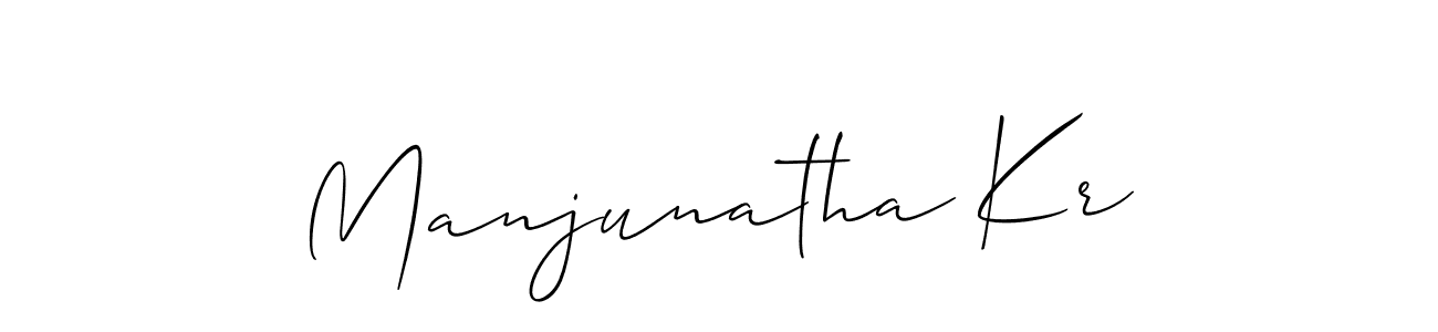 Make a short Manjunatha Kr signature style. Manage your documents anywhere anytime using Allison_Script. Create and add eSignatures, submit forms, share and send files easily. Manjunatha Kr signature style 2 images and pictures png