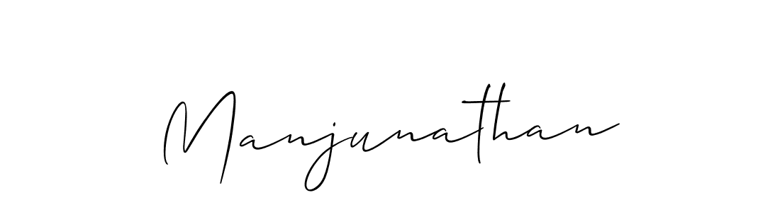 Manjunathan stylish signature style. Best Handwritten Sign (Allison_Script) for my name. Handwritten Signature Collection Ideas for my name Manjunathan. Manjunathan signature style 2 images and pictures png