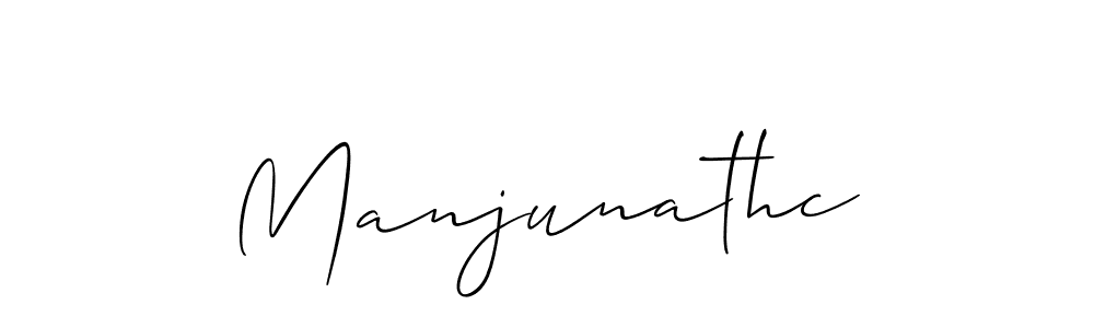 Similarly Allison_Script is the best handwritten signature design. Signature creator online .You can use it as an online autograph creator for name Manjunathc. Manjunathc signature style 2 images and pictures png