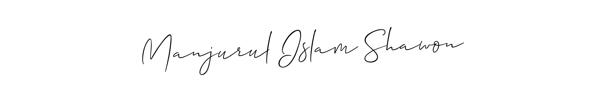 Check out images of Autograph of Manjurul Islam Shawon name. Actor Manjurul Islam Shawon Signature Style. Allison_Script is a professional sign style online. Manjurul Islam Shawon signature style 2 images and pictures png