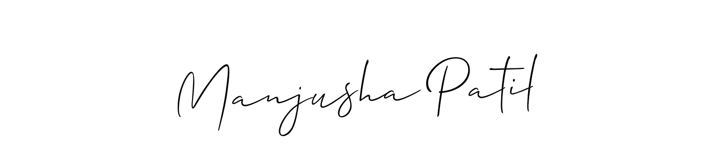 You should practise on your own different ways (Allison_Script) to write your name (Manjusha Patil) in signature. don't let someone else do it for you. Manjusha Patil signature style 2 images and pictures png