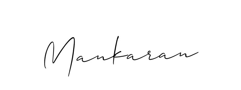 How to Draw Mankaran signature style? Allison_Script is a latest design signature styles for name Mankaran. Mankaran signature style 2 images and pictures png