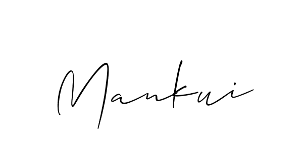 Best and Professional Signature Style for Mankui. Allison_Script Best Signature Style Collection. Mankui signature style 2 images and pictures png