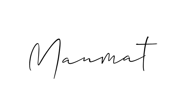 Create a beautiful signature design for name Manmat. With this signature (Allison_Script) fonts, you can make a handwritten signature for free. Manmat signature style 2 images and pictures png