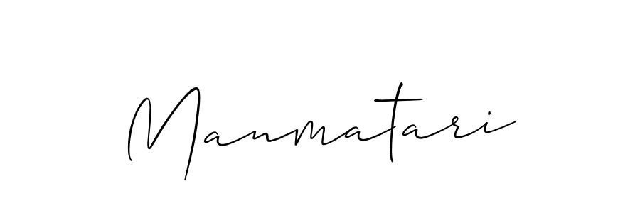 The best way (Allison_Script) to make a short signature is to pick only two or three words in your name. The name Manmatari include a total of six letters. For converting this name. Manmatari signature style 2 images and pictures png