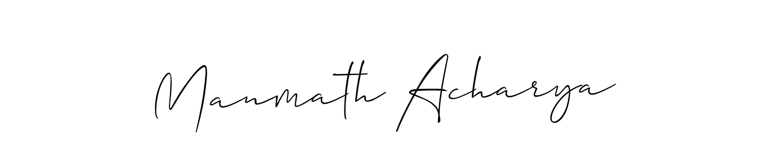 Best and Professional Signature Style for Manmath Acharya. Allison_Script Best Signature Style Collection. Manmath Acharya signature style 2 images and pictures png