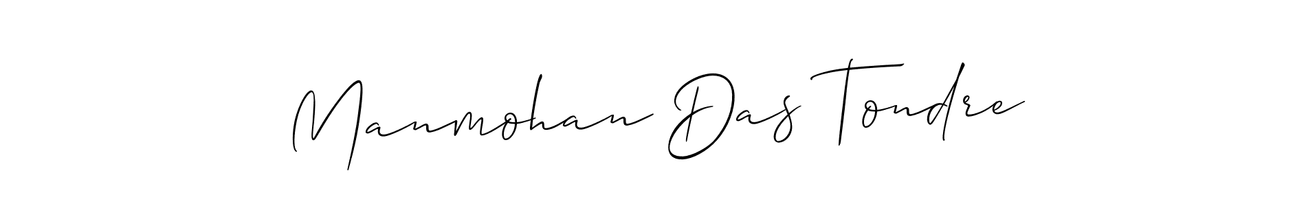 How to Draw Manmohan Das Tondre signature style? Allison_Script is a latest design signature styles for name Manmohan Das Tondre. Manmohan Das Tondre signature style 2 images and pictures png