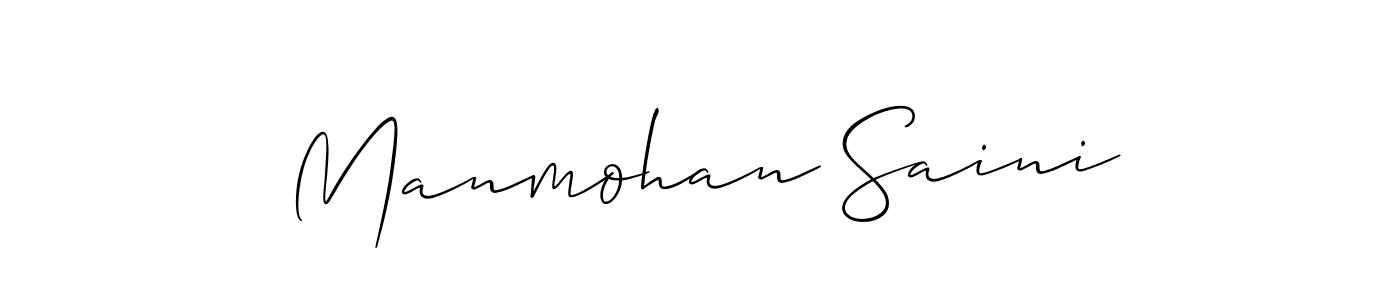You can use this online signature creator to create a handwritten signature for the name Manmohan Saini. This is the best online autograph maker. Manmohan Saini signature style 2 images and pictures png