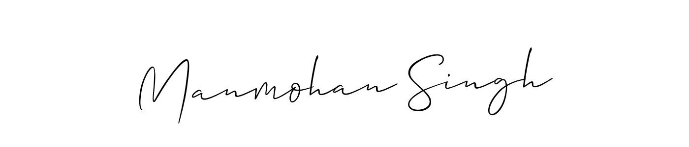 Design your own signature with our free online signature maker. With this signature software, you can create a handwritten (Allison_Script) signature for name Manmohan Singh. Manmohan Singh signature style 2 images and pictures png