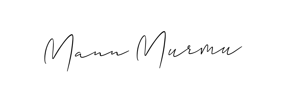 Also we have Mann Murmu name is the best signature style. Create professional handwritten signature collection using Allison_Script autograph style. Mann Murmu signature style 2 images and pictures png