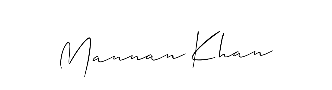 The best way (Allison_Script) to make a short signature is to pick only two or three words in your name. The name Mannan Khan include a total of six letters. For converting this name. Mannan Khan signature style 2 images and pictures png