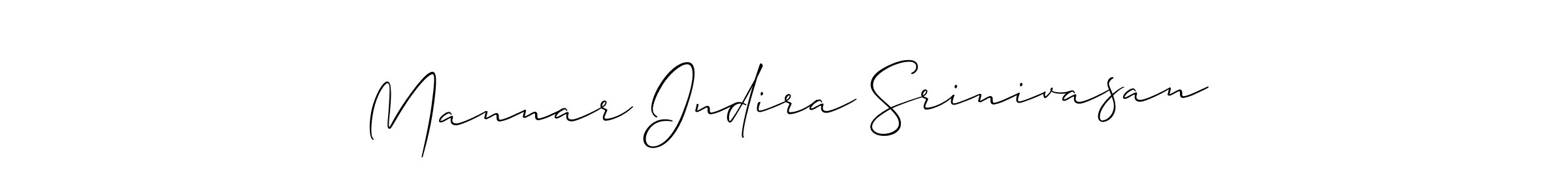 Once you've used our free online signature maker to create your best signature Allison_Script style, it's time to enjoy all of the benefits that Mannar Indira Srinivasan name signing documents. Mannar Indira Srinivasan signature style 2 images and pictures png