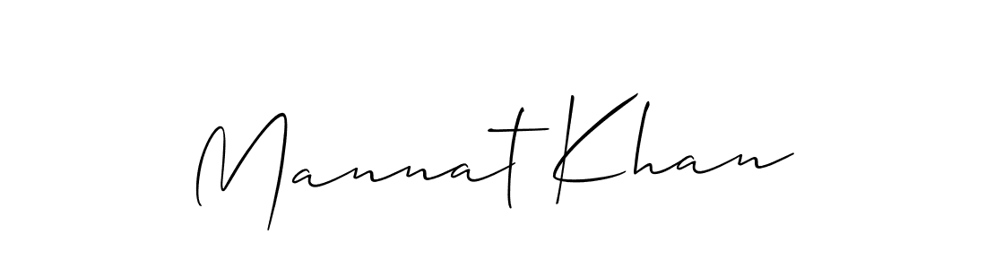 Create a beautiful signature design for name Mannat Khan. With this signature (Allison_Script) fonts, you can make a handwritten signature for free. Mannat Khan signature style 2 images and pictures png