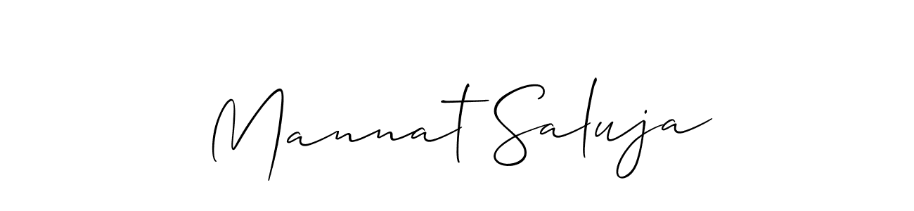 See photos of Mannat Saluja official signature by Spectra . Check more albums & portfolios. Read reviews & check more about Allison_Script font. Mannat Saluja signature style 2 images and pictures png