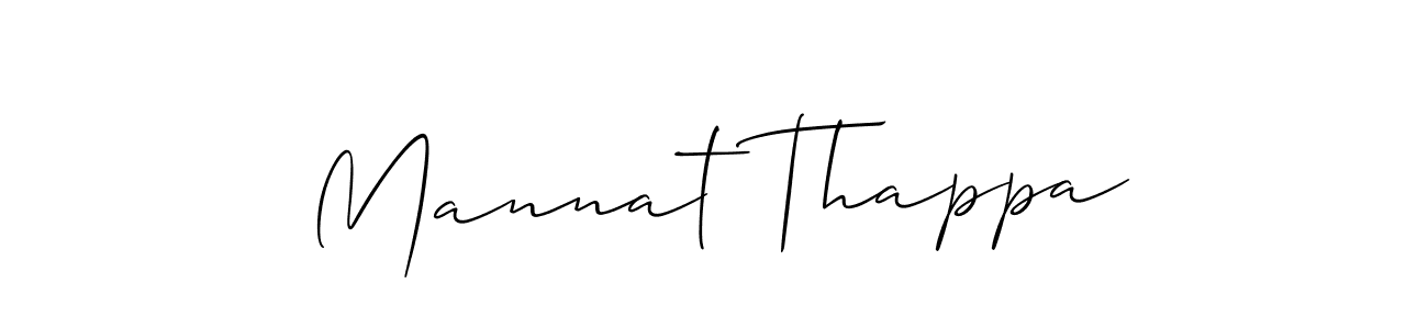Once you've used our free online signature maker to create your best signature Allison_Script style, it's time to enjoy all of the benefits that Mannat Thappa name signing documents. Mannat Thappa signature style 2 images and pictures png