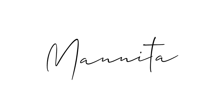 Allison_Script is a professional signature style that is perfect for those who want to add a touch of class to their signature. It is also a great choice for those who want to make their signature more unique. Get Mannita name to fancy signature for free. Mannita signature style 2 images and pictures png