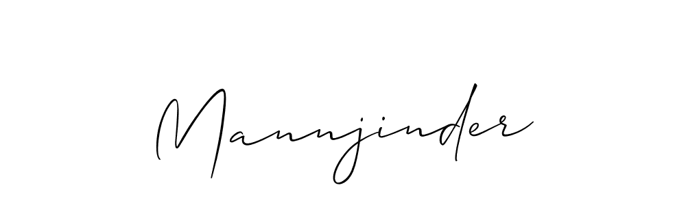 Make a beautiful signature design for name Mannjinder. With this signature (Allison_Script) style, you can create a handwritten signature for free. Mannjinder signature style 2 images and pictures png