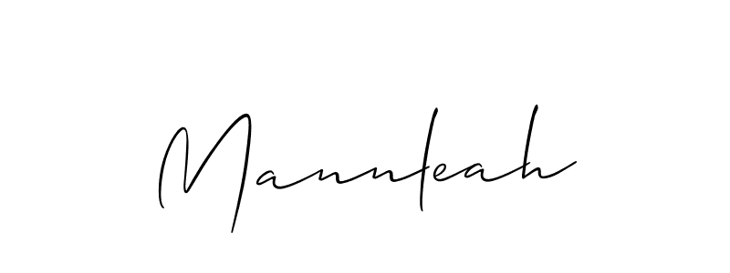 You should practise on your own different ways (Allison_Script) to write your name (Mannleah) in signature. don't let someone else do it for you. Mannleah signature style 2 images and pictures png