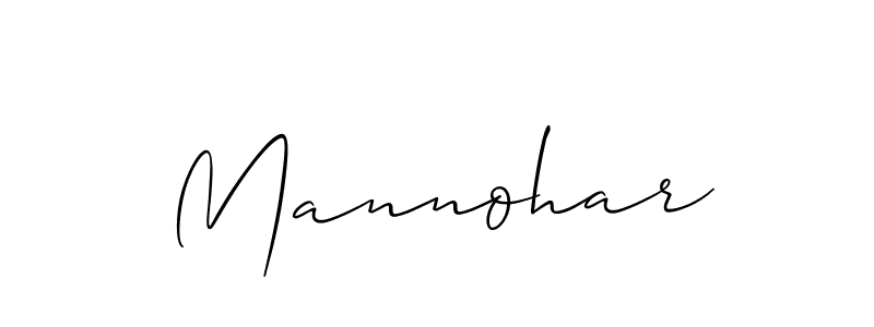 Make a beautiful signature design for name Mannohar. Use this online signature maker to create a handwritten signature for free. Mannohar signature style 2 images and pictures png