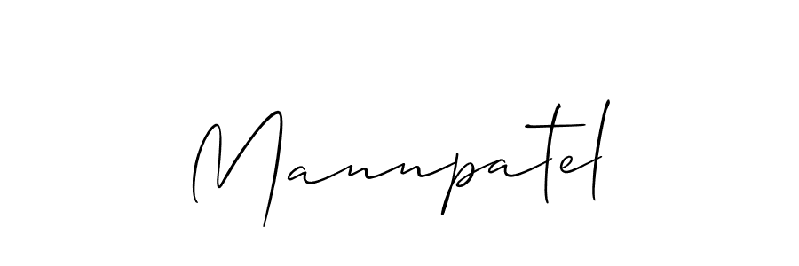 Allison_Script is a professional signature style that is perfect for those who want to add a touch of class to their signature. It is also a great choice for those who want to make their signature more unique. Get Mannpatel name to fancy signature for free. Mannpatel signature style 2 images and pictures png