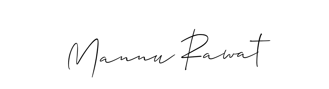 It looks lik you need a new signature style for name Mannu Rawat. Design unique handwritten (Allison_Script) signature with our free signature maker in just a few clicks. Mannu Rawat signature style 2 images and pictures png