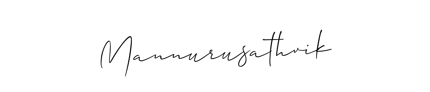 Also You can easily find your signature by using the search form. We will create Mannurusathvik name handwritten signature images for you free of cost using Allison_Script sign style. Mannurusathvik signature style 2 images and pictures png