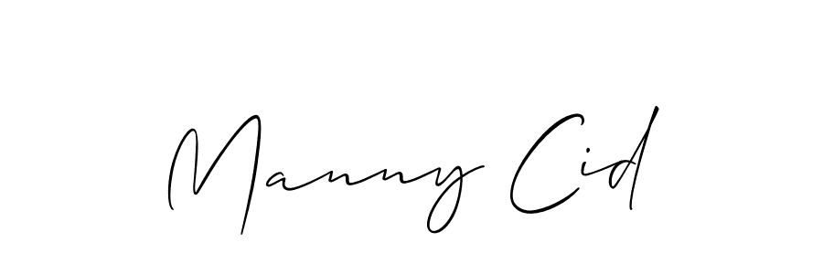 if you are searching for the best signature style for your name Manny Cid. so please give up your signature search. here we have designed multiple signature styles  using Allison_Script. Manny Cid signature style 2 images and pictures png