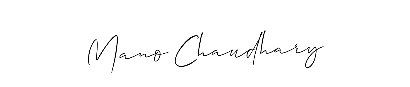 Also You can easily find your signature by using the search form. We will create Mano Chaudhary name handwritten signature images for you free of cost using Allison_Script sign style. Mano Chaudhary signature style 2 images and pictures png