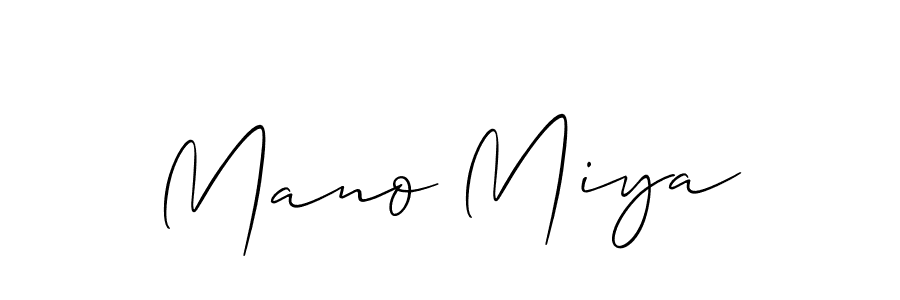 See photos of Mano Miya official signature by Spectra . Check more albums & portfolios. Read reviews & check more about Allison_Script font. Mano Miya signature style 2 images and pictures png