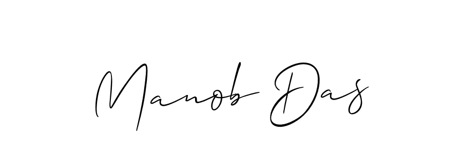 You should practise on your own different ways (Allison_Script) to write your name (Manob Das) in signature. don't let someone else do it for you. Manob Das signature style 2 images and pictures png