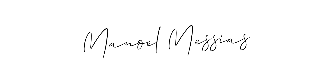 Also You can easily find your signature by using the search form. We will create Manoel Messias name handwritten signature images for you free of cost using Allison_Script sign style. Manoel Messias signature style 2 images and pictures png