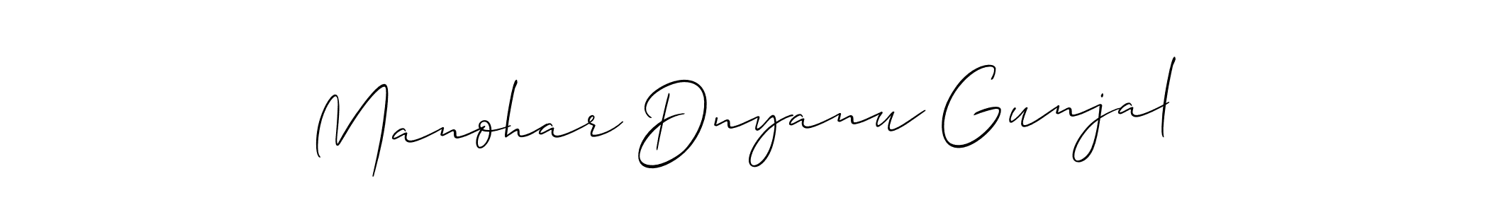 Similarly Allison_Script is the best handwritten signature design. Signature creator online .You can use it as an online autograph creator for name Manohar Dnyanu Gunjal. Manohar Dnyanu Gunjal signature style 2 images and pictures png