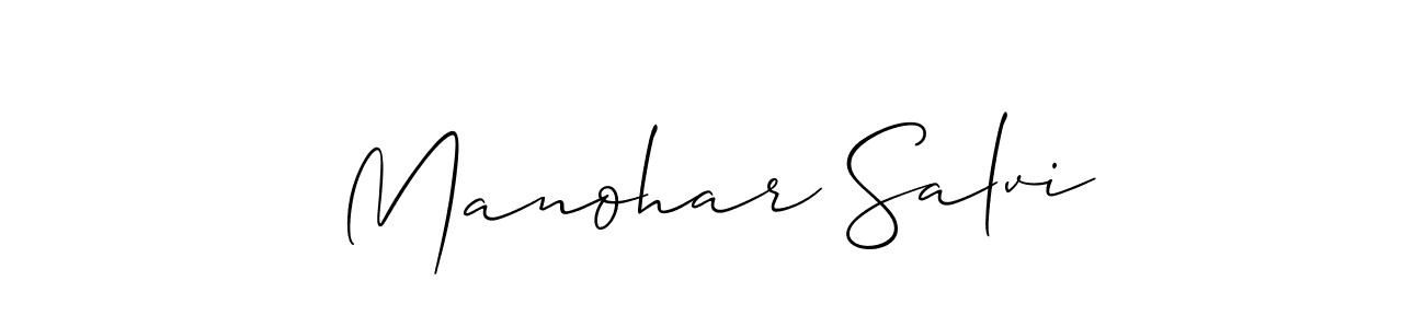 Once you've used our free online signature maker to create your best signature Allison_Script style, it's time to enjoy all of the benefits that Manohar Salvi name signing documents. Manohar Salvi signature style 2 images and pictures png
