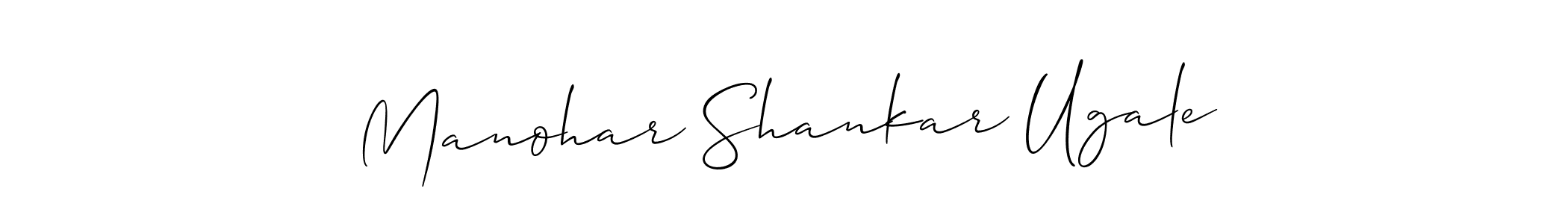 Make a beautiful signature design for name Manohar Shankar Ugale. Use this online signature maker to create a handwritten signature for free. Manohar Shankar Ugale signature style 2 images and pictures png
