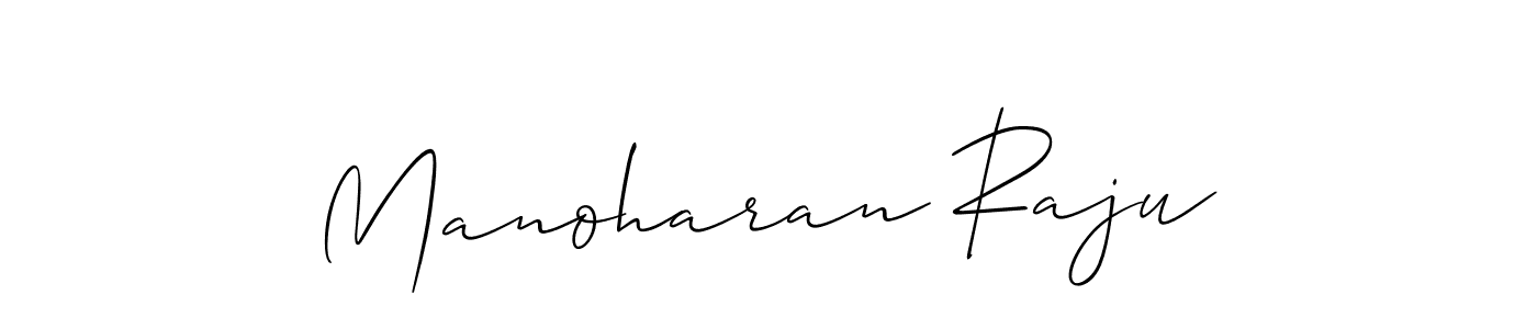 Also we have Manoharan Raju name is the best signature style. Create professional handwritten signature collection using Allison_Script autograph style. Manoharan Raju signature style 2 images and pictures png