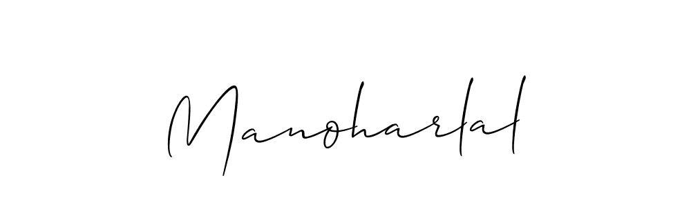 Best and Professional Signature Style for Manoharlal. Allison_Script Best Signature Style Collection. Manoharlal signature style 2 images and pictures png