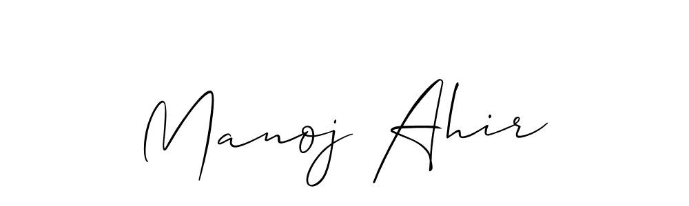 This is the best signature style for the Manoj Ahir name. Also you like these signature font (Allison_Script). Mix name signature. Manoj Ahir signature style 2 images and pictures png