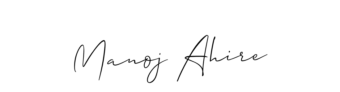 Make a beautiful signature design for name Manoj Ahire. Use this online signature maker to create a handwritten signature for free. Manoj Ahire signature style 2 images and pictures png