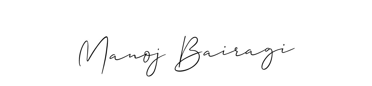 Similarly Allison_Script is the best handwritten signature design. Signature creator online .You can use it as an online autograph creator for name Manoj Bairagi. Manoj Bairagi signature style 2 images and pictures png