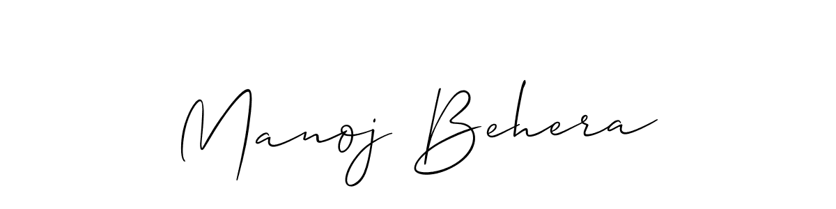 Manoj Behera stylish signature style. Best Handwritten Sign (Allison_Script) for my name. Handwritten Signature Collection Ideas for my name Manoj Behera. Manoj Behera signature style 2 images and pictures png