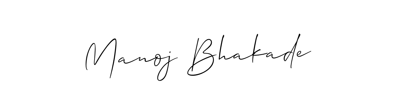 Best and Professional Signature Style for Manoj Bhakade. Allison_Script Best Signature Style Collection. Manoj Bhakade signature style 2 images and pictures png