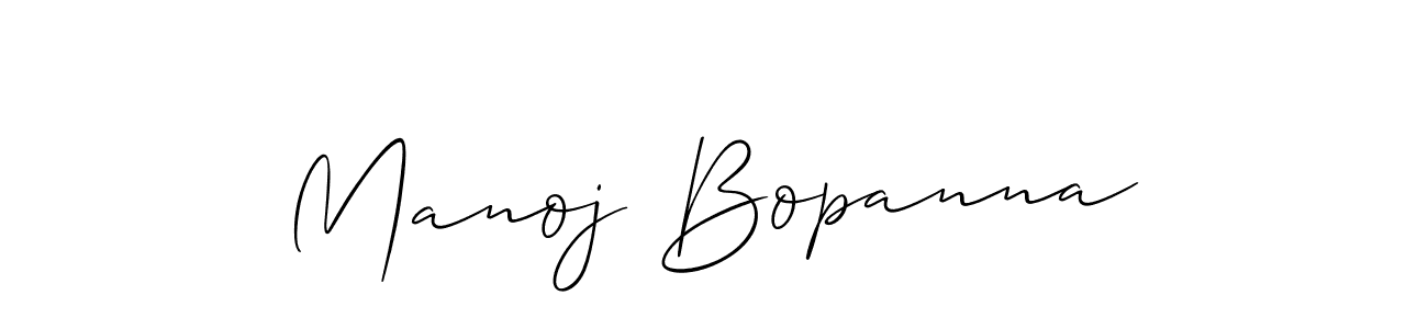 Best and Professional Signature Style for Manoj Bopanna. Allison_Script Best Signature Style Collection. Manoj Bopanna signature style 2 images and pictures png