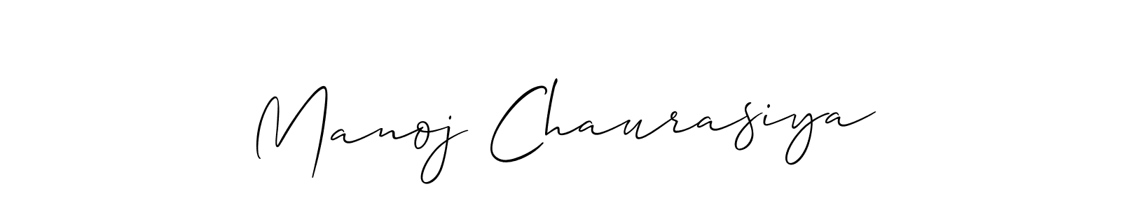 if you are searching for the best signature style for your name Manoj Chaurasiya. so please give up your signature search. here we have designed multiple signature styles  using Allison_Script. Manoj Chaurasiya signature style 2 images and pictures png