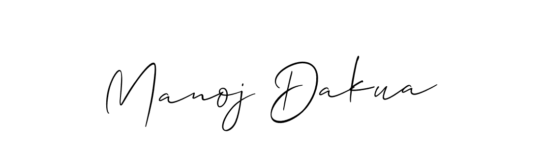 Allison_Script is a professional signature style that is perfect for those who want to add a touch of class to their signature. It is also a great choice for those who want to make their signature more unique. Get Manoj Dakua name to fancy signature for free. Manoj Dakua signature style 2 images and pictures png