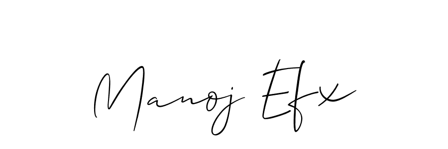 How to Draw Manoj Efx signature style? Allison_Script is a latest design signature styles for name Manoj Efx. Manoj Efx signature style 2 images and pictures png