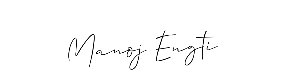 Manoj Engti stylish signature style. Best Handwritten Sign (Allison_Script) for my name. Handwritten Signature Collection Ideas for my name Manoj Engti. Manoj Engti signature style 2 images and pictures png