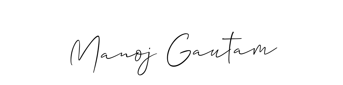 Best and Professional Signature Style for Manoj Gautam. Allison_Script Best Signature Style Collection. Manoj Gautam signature style 2 images and pictures png